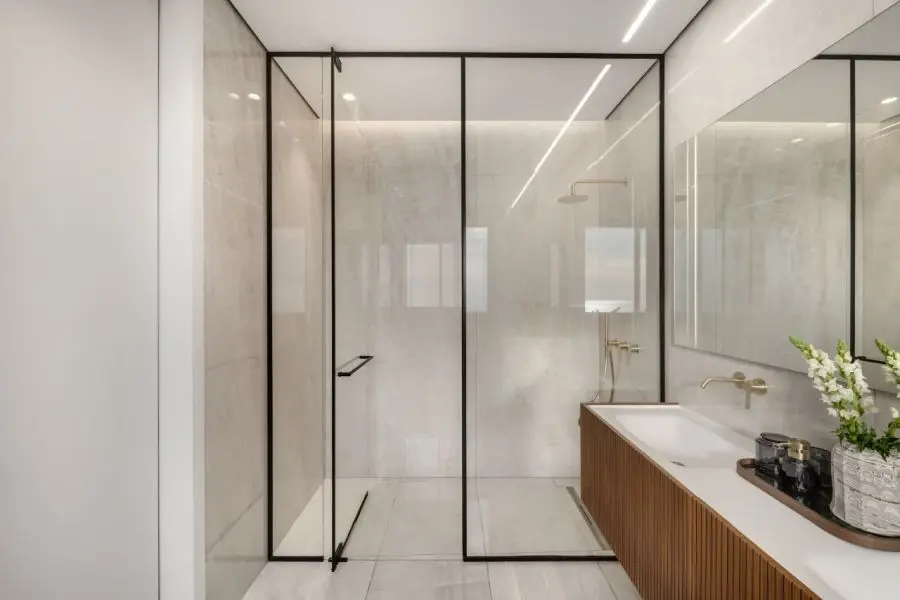 עיצוב דודו כהן צלם עודד סמדר, טקסטיל ELLA DECOR מקלחון