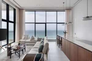עיצוב דודו כהן צלם עודד סמדר, טקסטיל ELLA DECOR נוף הים